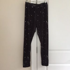 WILDFOX velvet star gazing joggers
